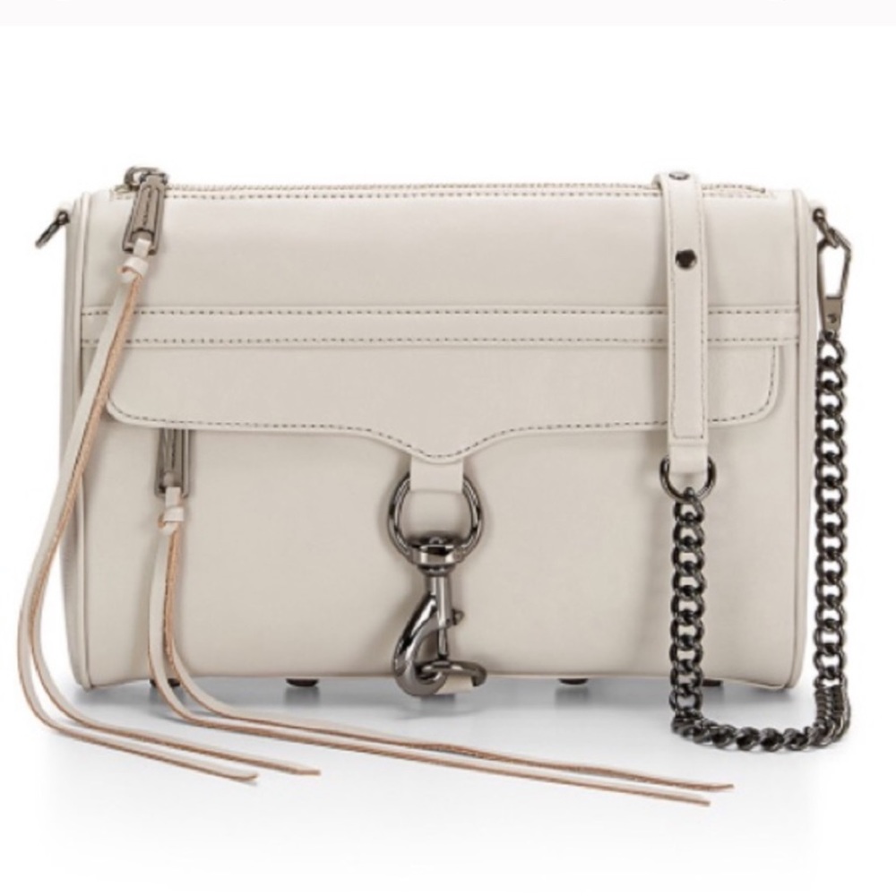 Rebecca Minkoff Mini Mac Antique White Purse - Picture 1 of 13
